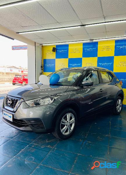 NISSAN KICKS S CVT AUT CINZA 2018 1.6 FLEX