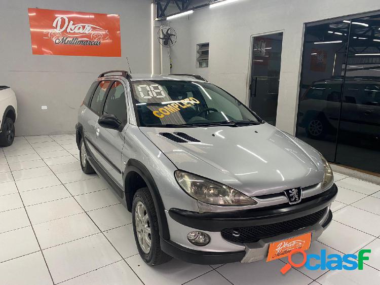 PEUGEOT PEUGEOT 206 SW1.6 ESCA FX PRATA 2008 1.6 FLEX