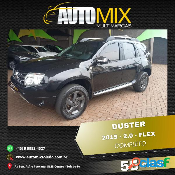 RENAULT DUSTER DYNAMIQUE 2.0 HI-FLEX 16V MEC. PRETO 2015 2.0