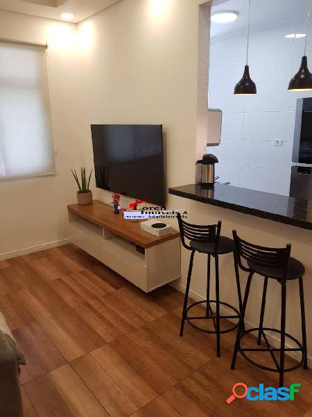 Apartamento 1 dormitório com quintal Gonzaga Santos!