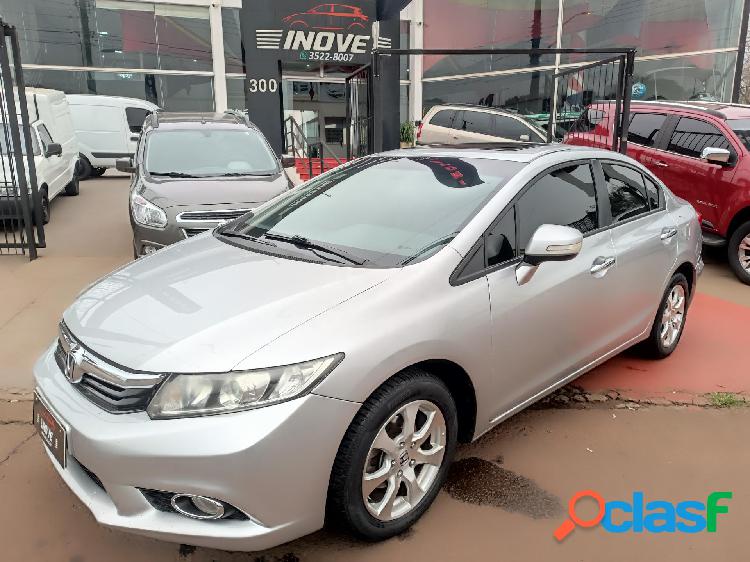 HONDA CIVIC SEDAN EXS 1.81.8 FLEX 16V AUT. 4P PRATA 2012 1.8