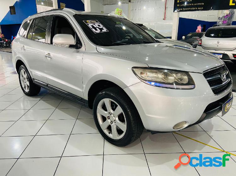 HYUNDAI SANTA FE GLS 2.7 V6 4X4TIPTRONIC PRATA 2009 2.7