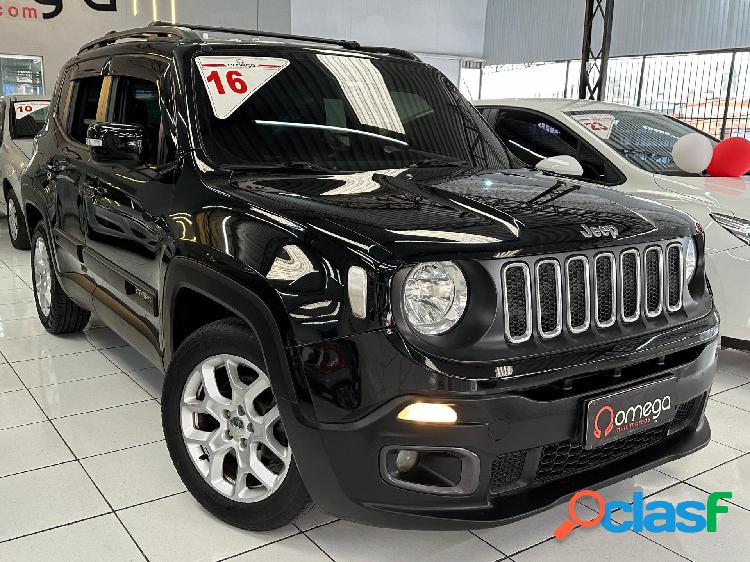 JEEP RENEGADE LONGITUDE 1.8 4X2 FLEX 16V AUT. PRETO 2016 1.8