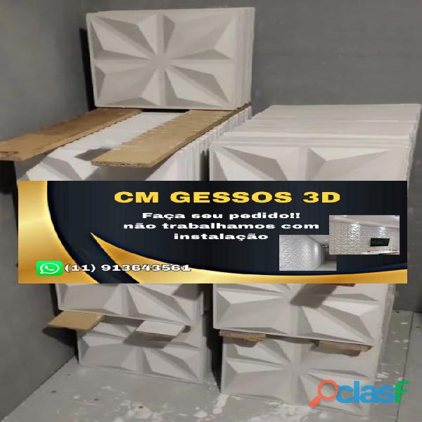 Placas de Gesso 3d