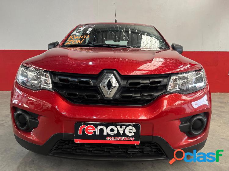 RENAULT KWID ZEN 1.0 FLEX 12V 5P MEC. VERMELHO 2021 1.0 FLEX