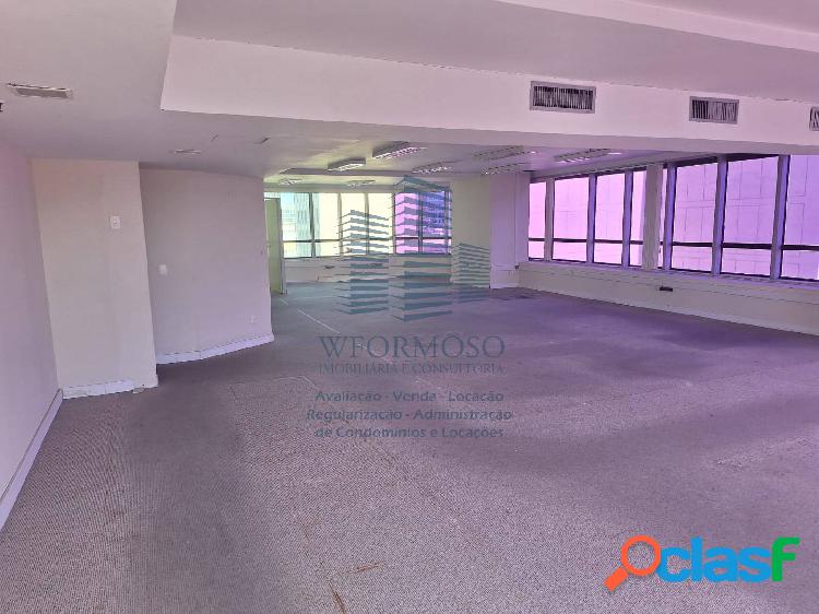 Sala comercial 300m² para locação na Rua da Assembleia no