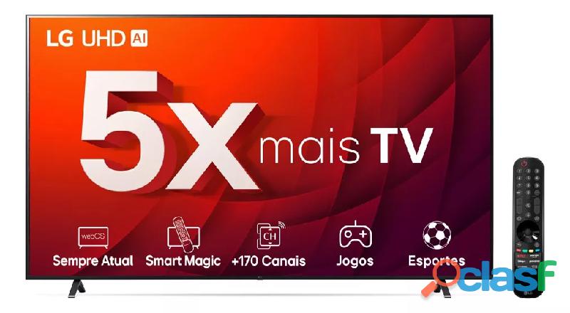 Smart Tv LG Uhd 55UR8750PSA 55'' 4k Hdr10 2023 Bivolt Preto