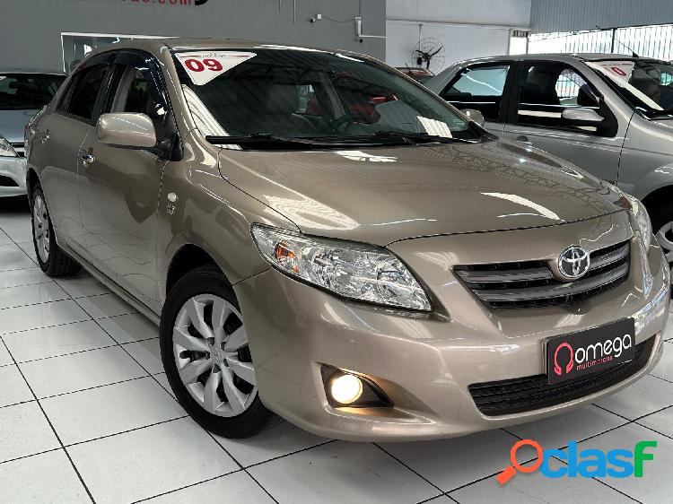 TOYOTA COROLLA XLI 1.81.8 FLEX 16V AUT. BEGE 2009 1.8 FLEX