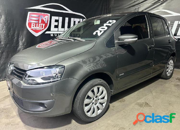 VOLKSWAGEN FOX 1.0 MI TOTAL FLEX 8V 5P CINZA 2013 1.0 FLEX