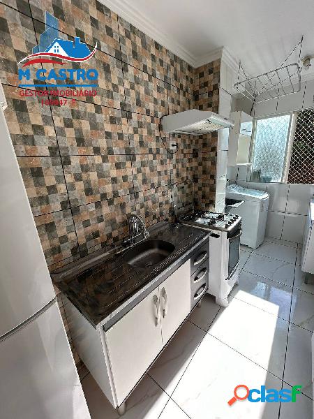 Apartamento 52 metros (CDHU) - mobiliado - 01 vaga - Jd.