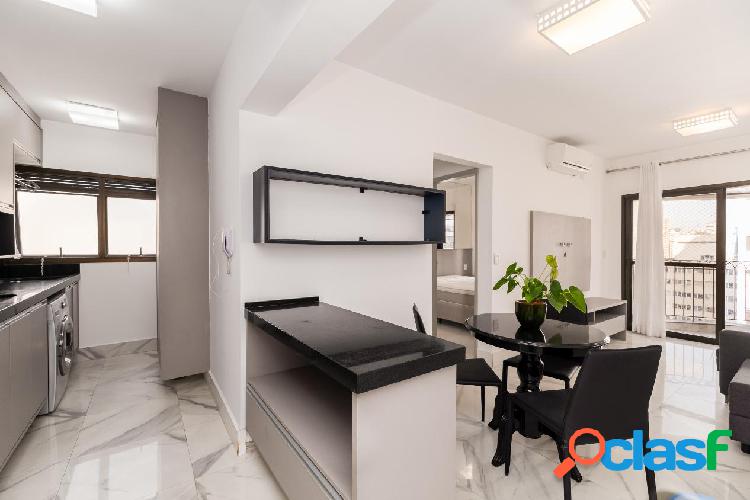 Apartamento para alugar 01 quarto, 01 banheiro e 01 vaga no