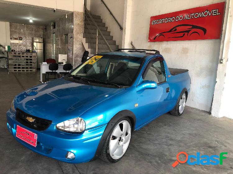 CHEVROLET CORSA PICK-UP GL CHAMP 1.6 MPFI EFI AZUL 1996 1.6