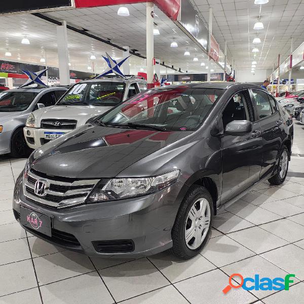 HONDA CITY SEDAN DX 1.5 FLEX 16V MEC. CINZA 2013 1.5 FLEX