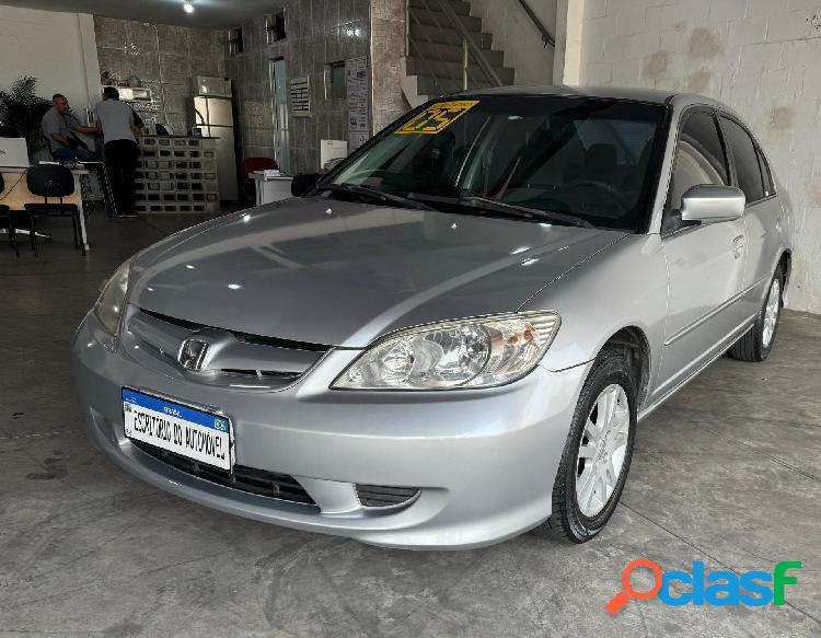 HONDA CIVIC SEDAN LX 1.7 16V 115CV MEC. 4P PRATA 2005 1.7