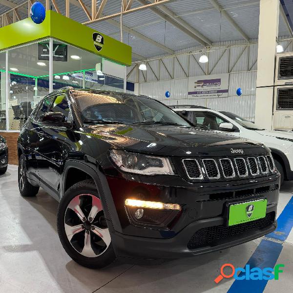JEEP COMPASS LONGITUDE 2.0 4X2 FLEX 16V AUT. PRETO 2018 2.0