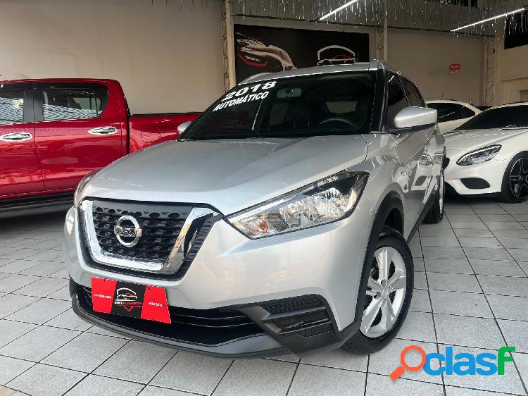 NISSAN KICKS S 1.6 16V FLEX 5P AUT. PRATA 2018 1.6 FLEX