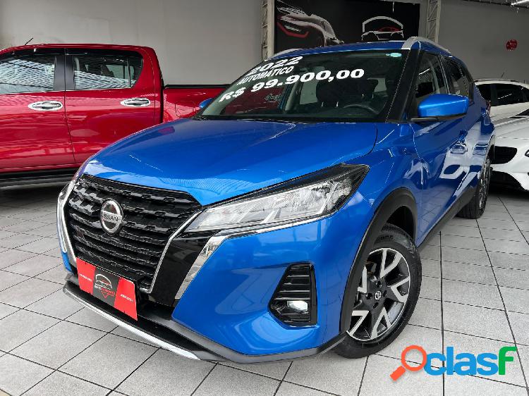 NISSAN KICKS SENSE 1.6 16V FLEX AUT. AZUL 2022 1.6 FLEX