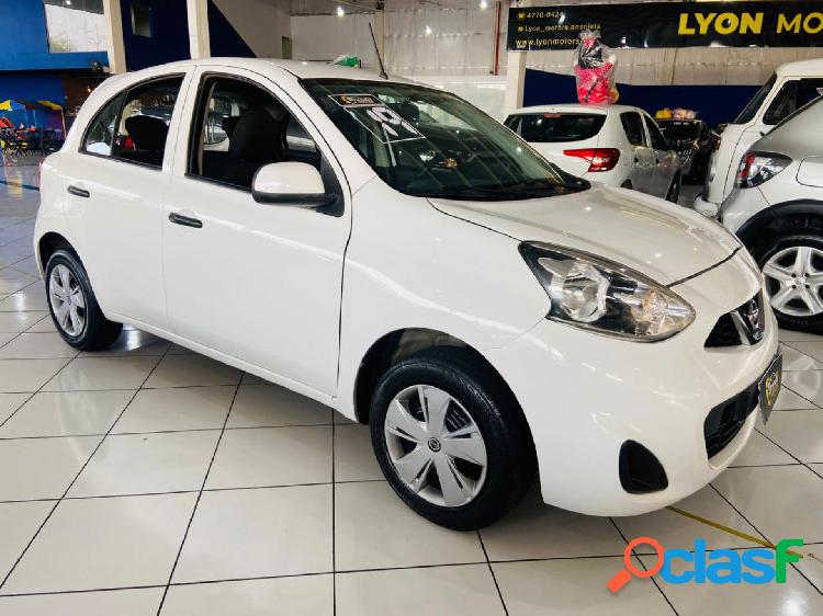 NISSAN MARCH S 1.0 12V FLEX 5P BRANCO 2019 1.0 FLEX