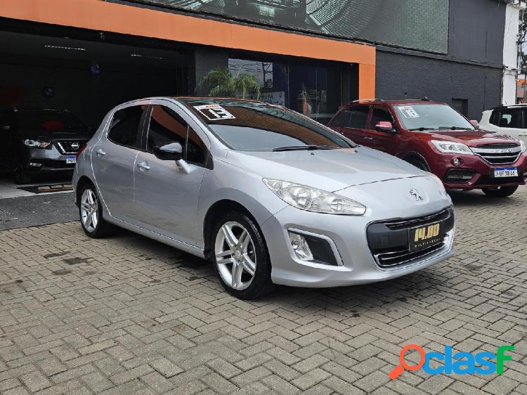 PEUGEOT 308 ALLURE 2.0 FLEX 16V 5P AUT. PRATA 2013 2.0 FLEX