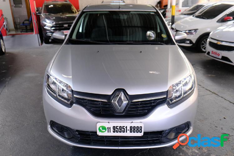 RENAULT LOGAN EXPRESSION FLEX 1.0 12V 4P PRATA 2019 1.0 FLEX