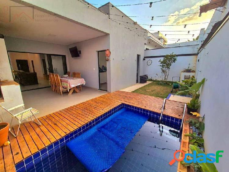 Casa Moderna 3 Dmts - 165m², Piscina Aquecida -