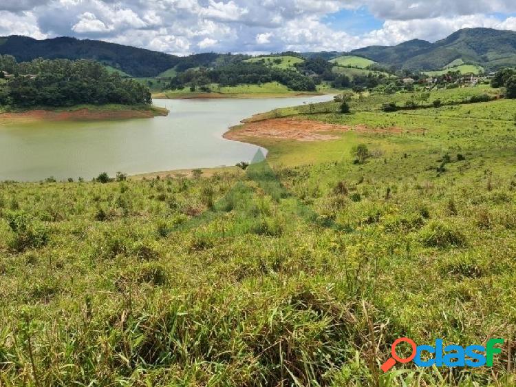 Excelente área de 59 mil metros na represa de Piracaia