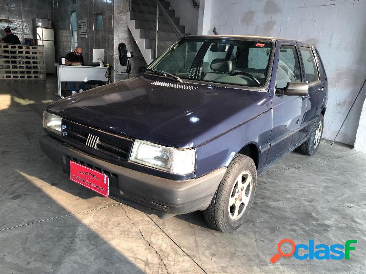 FIAT UNO MILLE MILLE EX SMART 4P AZUL 2001 1.0 GASOLINA