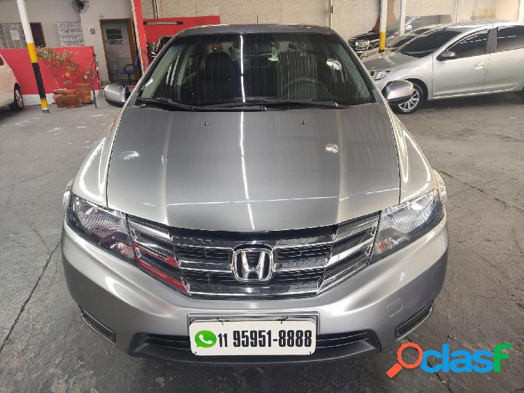 HONDA CITY SEDAN DX 1.5 FLEX 16V MEC. CINZA 2013 1.5 FLEX