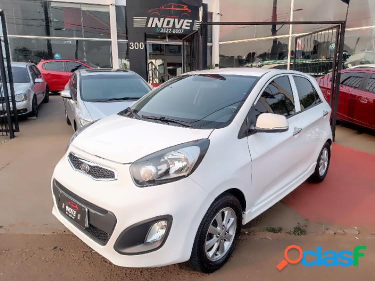 KIA PICANTO EX 1.11.0 1.0 FLEX AUT. BRANCO 2013 1.0 FLEX