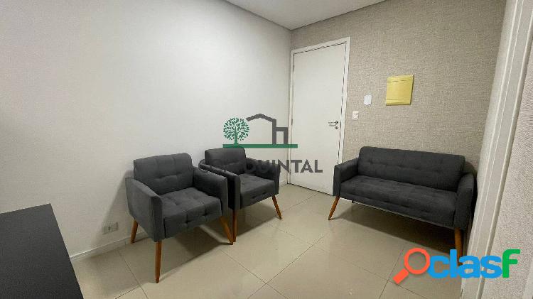 Linda sala comercial, decorada e mobiliada pronta para uso!