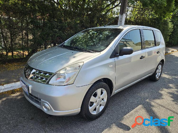 NISSAN LIVINA S 1.6 16V FLEX FUEL MEC. PRATA 2012 1.6 FLEX