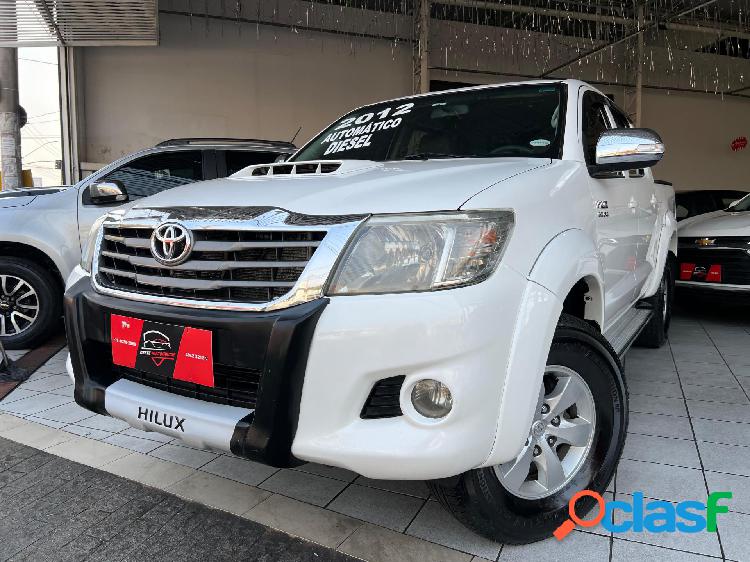 TOYOTA HILUX CD SRV D4-D 4X4 3.0 TDI DIES BRANCO 2012 3.0