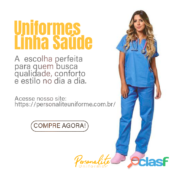 Uniforme linha da saude