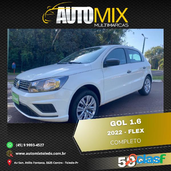 VOLKSWAGEN GOL 1.6 MSI FLEX 8V 5P BRANCO 2022 1.6 FLEX