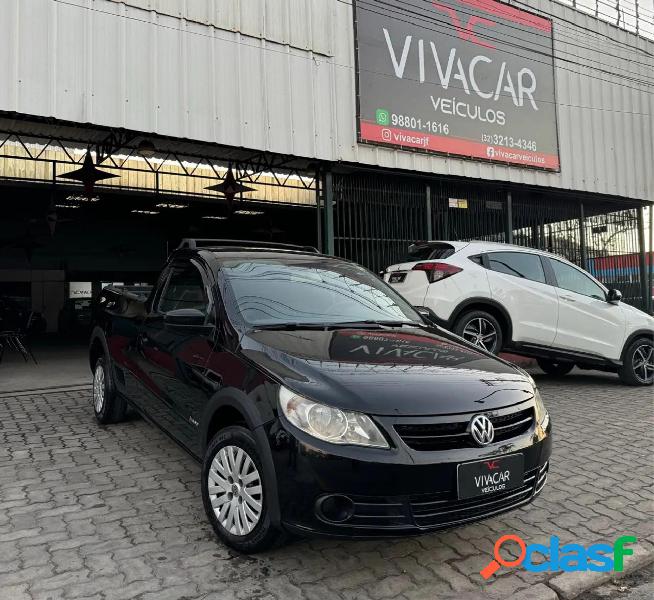 VOLKSWAGEN SAVEIRO 1.6 CS PRETO 2013 1.6 FLEX