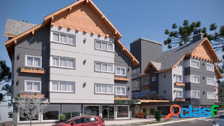 Apartamento com 1 quarto, 42,85m², à venda em Gramado,