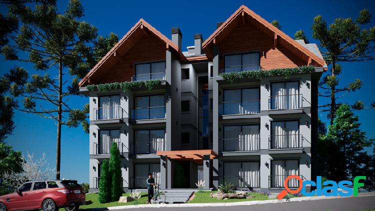 Apartamento com 1 quarto, 46,39m², à venda em Gramado,