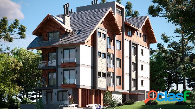 Apartamento com 1 quarto, 48,07m², à venda em Gramado,