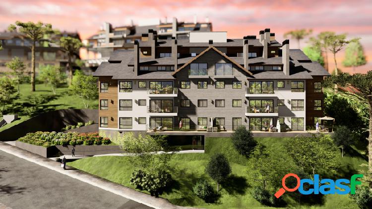 Apartamento com 1 quarto, 54,08m², à venda em Gramado,