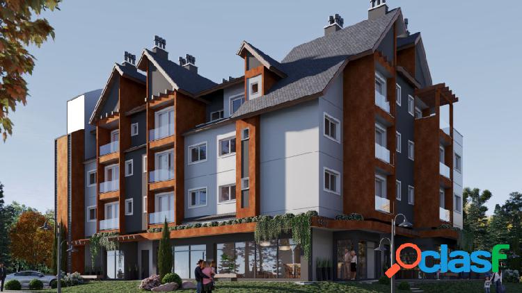 Apartamento com 1 quarto, 56,15m², à venda em Gramado, Av.