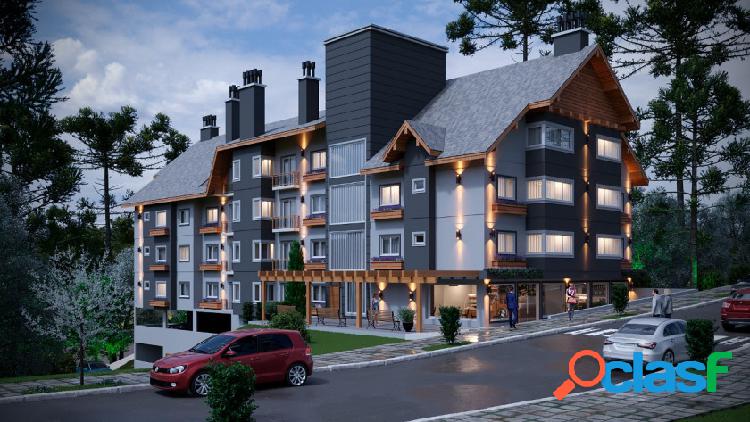 Apartamento com 1 quarto, 56,61m², à venda em Gramado,