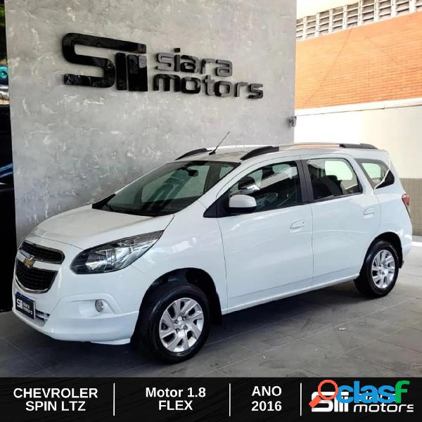 CHEVROLET SPIN LTZ 1.8 8V ECONO.FLEX 5P AUT. BRANCO 2016 1.8