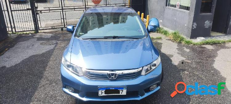 HONDA CIVIC SEDAN LXS 1.81.8 FLEX 16V AUT. 4P AZUL 2015 1.8