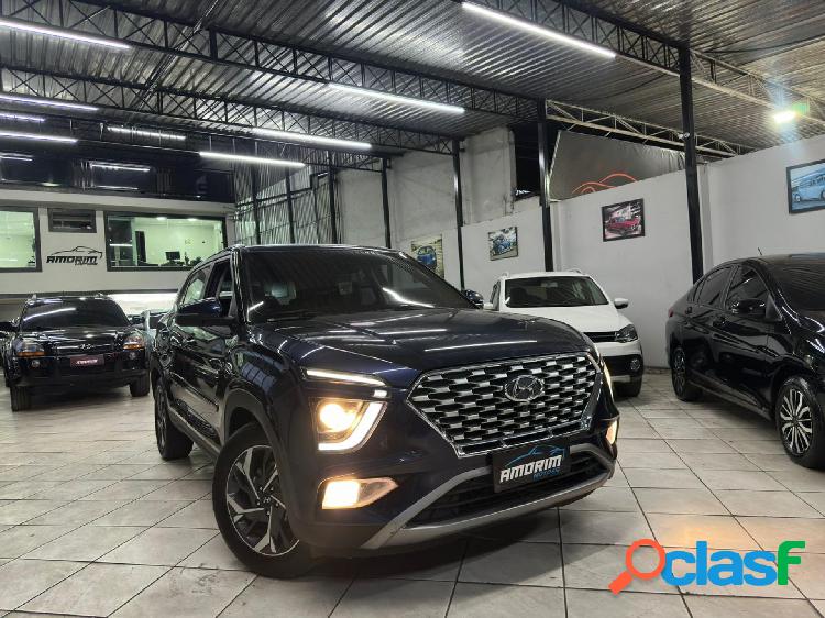HYUNDAI CRETA PLATINUM 1.0 TB 12V FLEX AUT. AZUL 2022 1.0