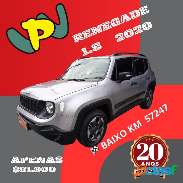 JEEP RENEGADE1.8 4X2 FLEX 16V AUT. PRATA 2020 1.8 FLEX