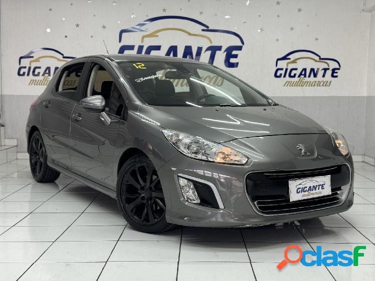PEUGEOT 308 ALLURE 1.6 FLEX 16V 5P MEC. CINZA 2012 1.6 FLEX