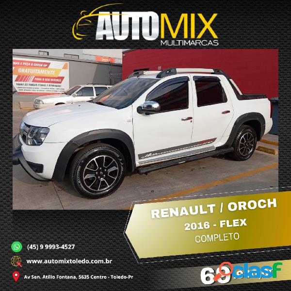 RENAULT DUSTER OROCH DYNA. 1.6 FLEX 16V MEC. BRANCO 2016 1.6