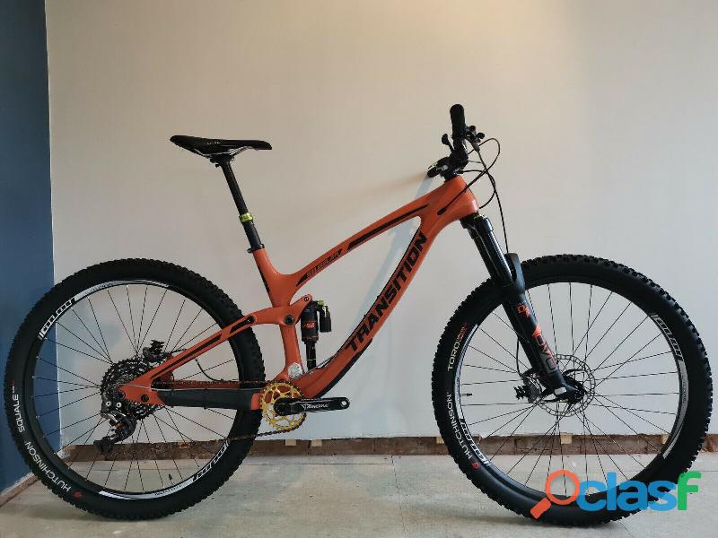 2019 Transition Smuggler Carbon, Large, DVO, XTR, Hope