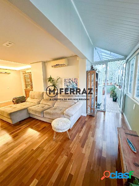 Apartamento 130m² em andar alto com 2 suítes e 2 vagas no