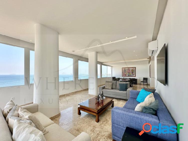 Apartamento reformado na orla de Copacabana